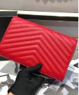 Клатч YSL Envelope Chain Wallet Red